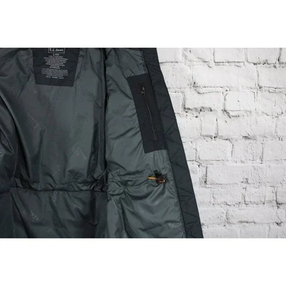 LL Bean Mountain Classic Down Sherpa-Lined Zippered Hooded Parka S Pet - Picture 6 of 10